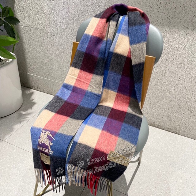 Burberry高品質進口羊絨圍巾 巴寶莉2021專櫃最新男士女士情侶羊絨圍巾  mmj1450